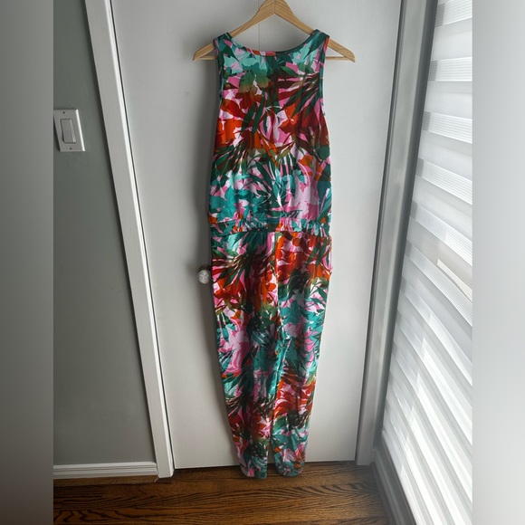 NWT Juicy Couture Tropical Palm Print Jumpsuit - Picture 2 of 3